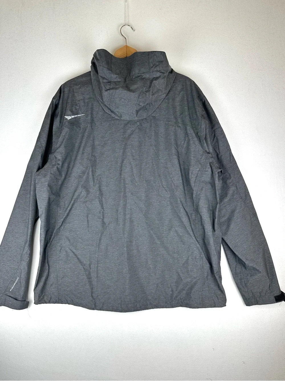 Paradox Hooded Rain Jacket Heathered Grey Men's XXL Lightweight